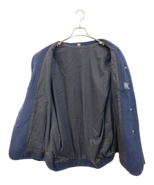 THE Sakaki（ザ サカキ）THE Sakaki (ザ サカキ) 居間着 ウールスタジャン ネイビー サイズ:SIZE Mの古着・服飾アイテム