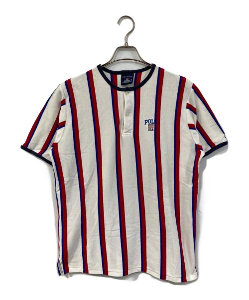 POLO SPORT（ポロスポーツ）POLO SPORT (ポロスポーツ) ヘンリーネックカットソー マルチカラー サイズ:SIZE XLの古着・服飾アイテム