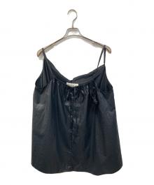 CODEA（コードエー）の古着「design cami blouse/デザインキャミソールブラウス」｜ブラック