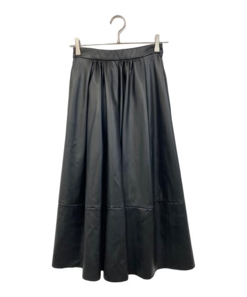 upper hights（アッパーハイツ）upper hights (アッパーハイツ) エコレザースカート ブラック サイズ:1の古着・服飾アイテム