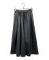 upper hights（アッパーハイツ）の古着「エコレザースカート」｜ブラック