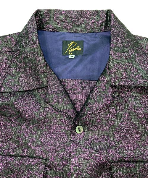 Needles（ニードルズ）Needles (ニードルズ) C.O.B Classic Shirt Poly Lama Da パープル サイズ:Ｍの古着・服飾アイテム