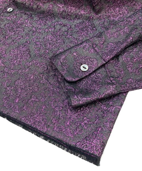 Needles（ニードルズ）Needles (ニードルズ) C.O.B Classic Shirt Poly Lama Da パープル サイズ:Ｍの古着・服飾アイテム