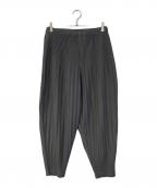 HOMME PLISSE ISSEY MIYAKEオム プリッセ イッセイ ミヤケ）の古着「プリーツパンツ」｜グレー