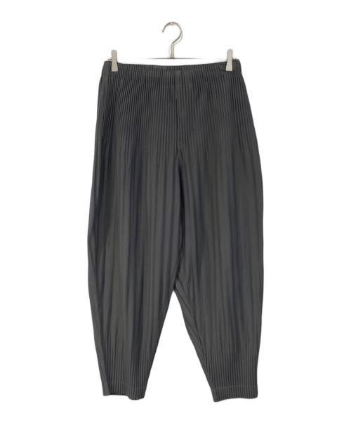 HOMME PLISSE ISSEY MIYAKE（オム プリッセ イッセイ ミヤケ）HOMME PLISSE ISSEY MIYAKE (オム プリッセ イッセイ ミヤケ) プリーツパンツ グレー サイズ:1の古着・服飾アイテム