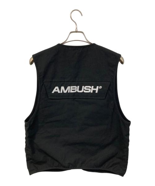 AMBUSH（アンブッシュ）AMBUSH (アンブッシュ) MULTI POCKET VEST/マルチポケット ベスト ブラック サイズ:SIZE 1の古着・服飾アイテム
