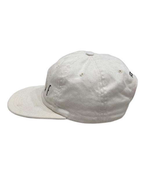SUPREME（シュプリーム）Supreme (シュプリーム) 6パネルキャップ ホワイトの古着・服飾アイテム