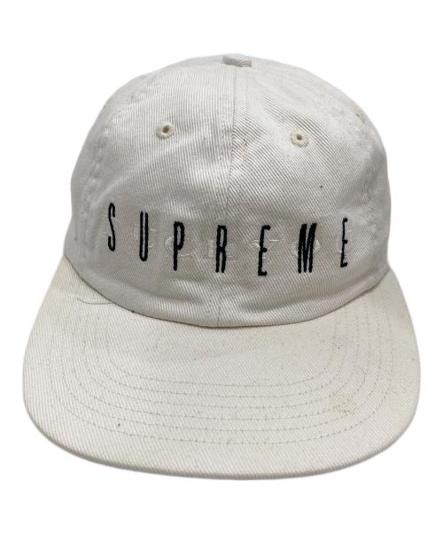 SUPREME（シュプリーム）Supreme (シュプリーム) 6パネルキャップ ホワイトの古着・服飾アイテム