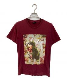 stussy（ステューシー）の古着「T-LEX プリントTシャツ」｜レッド