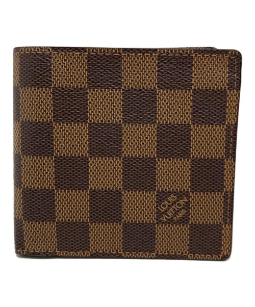 LOUIS VUITTON（ルイ ヴィトン）LOUIS VUITTON (ルイ ヴィトン) 2つ折り財布　ポルトフォイユ・マルコ ブラウンの古着・服飾アイテム