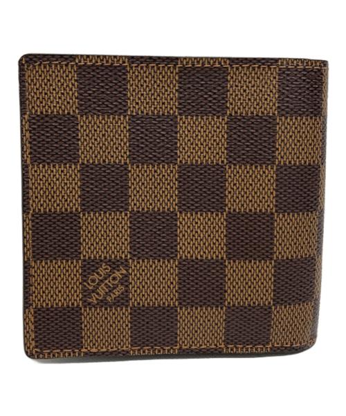 LOUIS VUITTON（ルイ ヴィトン）LOUIS VUITTON (ルイ ヴィトン) 2つ折り財布　ポルトフォイユ・マルコ ブラウンの古着・服飾アイテム