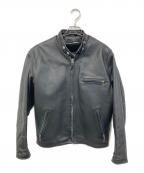 Schottショット）の古着「641 シングルライダースジャケット」｜ブラック