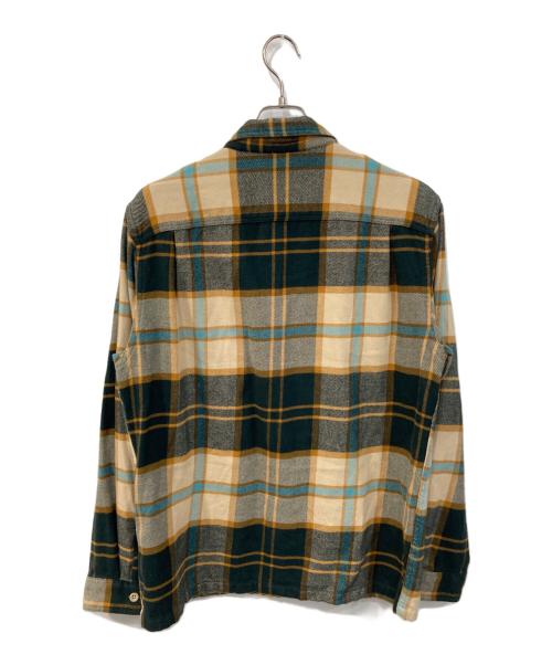 Patagonia（パタゴニア）Patagonia (パタゴニア) フィヨルヂフランネルシャツ グリーン×ベージュ サイズ:SIZE Mの古着・服飾アイテム