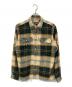Patagonia（パタゴニア）の古着「フィヨルヂフランネルシャツ」｜グリーン×ベージュ