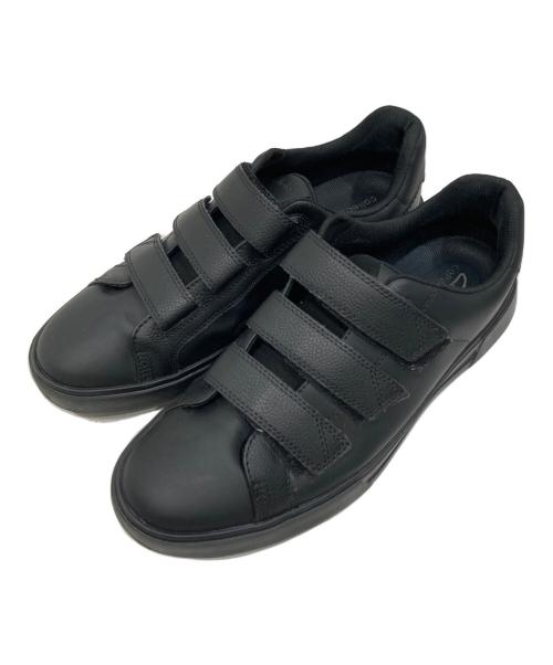 CLARKS（クラークス）CLARKS (クラークス) ベルクロスニーカー ブラック サイズ:27の古着・服飾アイテム
