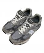NEW BALANCEニューバランス）の古着「993ローカットスニーカー」｜グレー