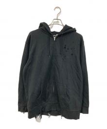 GROUND Y×CHAINSAW MAN（グラウンドワイ×チェーンソウマン）の古着「Gun devil cotton fleece hoodie」｜ブラック