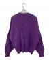 LAND'S END (ランズエンド) ニットカーディガン パープル サイズ:SIZE L：5000円