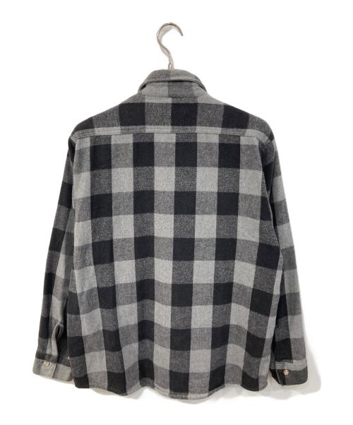 FIVE BROTHER（ファイブブラザー）FIVE BROTHER (ファイブブラザー) チェックシャツ ブラック サイズ:SIZE Lの古着・服飾アイテム