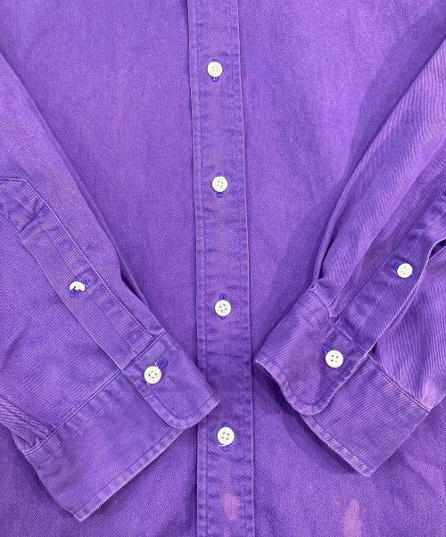 RALPH LAUREN（ラルフローレン）RALPH LAUREN (ラルフローレン) コットンロングスリーブシャツ パープル サイズ:XXLの古着・服飾アイテム