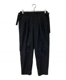 sayatomo（サヤトモ）の古着「Hakama Slacks」｜ブラック