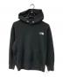 THE NORTH FACE（ザ ノース フェイス）の古着「スクエアロゴフーディ」｜ブラック