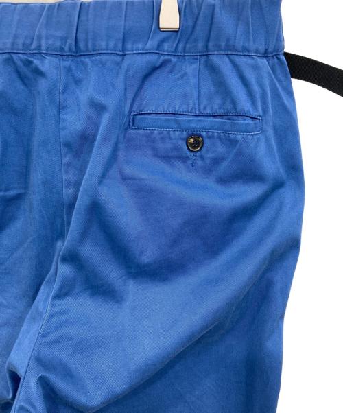 KENZO（ケンゾー）KENZO (ケンゾー) STRAIGHT LEG BELTED PANT ブルー サイズ:36の古着・服飾アイテム