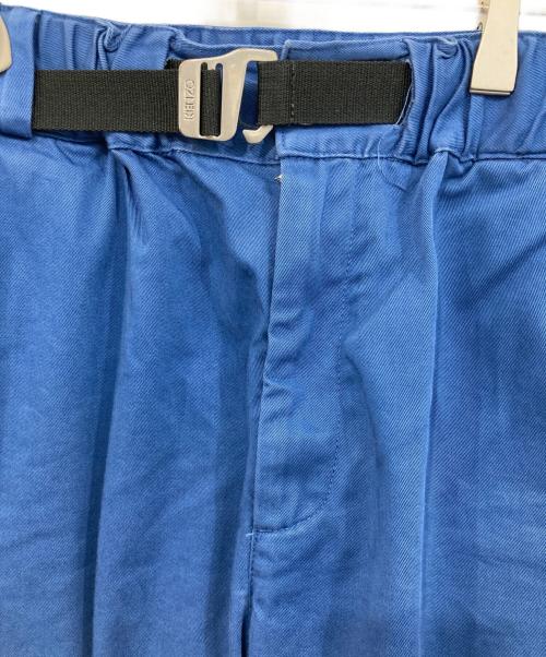 KENZO（ケンゾー）KENZO (ケンゾー) STRAIGHT LEG BELTED PANT ブルー サイズ:36の古着・服飾アイテム