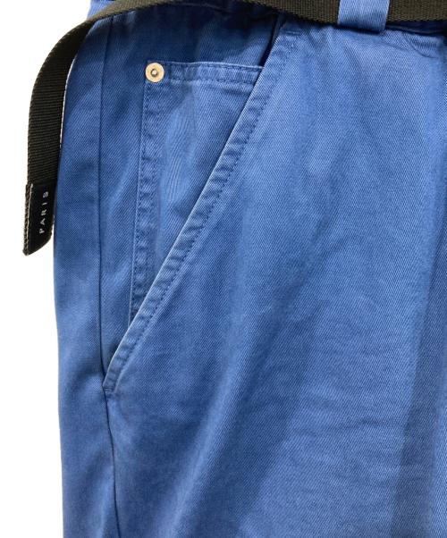 KENZO（ケンゾー）KENZO (ケンゾー) STRAIGHT LEG BELTED PANT ブルー サイズ:36の古着・服飾アイテム