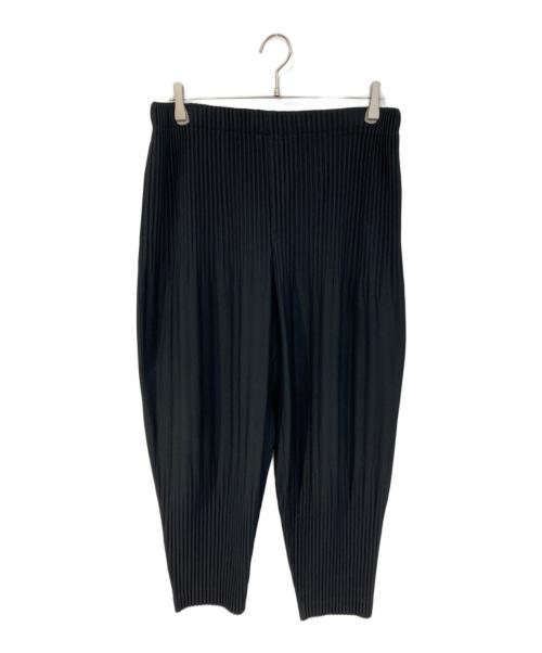 HOMME PLISSE ISSEY MIYAKE（オム プリッセ イッセイ ミヤケ）HOMME PLISSE ISSEY MIYAKE (オム プリッセ イッセイ ミヤケ) プリーツパンツ ブラック サイズ:2の古着・服飾アイテム