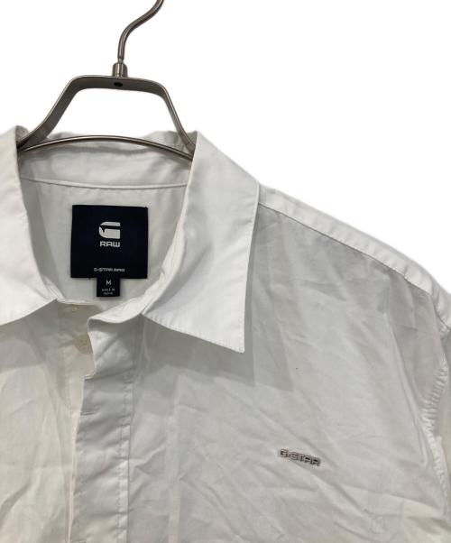 G-STAR RAW（ジースターロゥ）G-STAR RAW (ジースターロゥ) BOYFRIEND SHIRT ホワイト サイズ:SIZE Mの古着・服飾アイテム