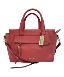 COACH（コーチ）の古着「ミニライリーキャリオールショルダーバッグ」｜ピンク