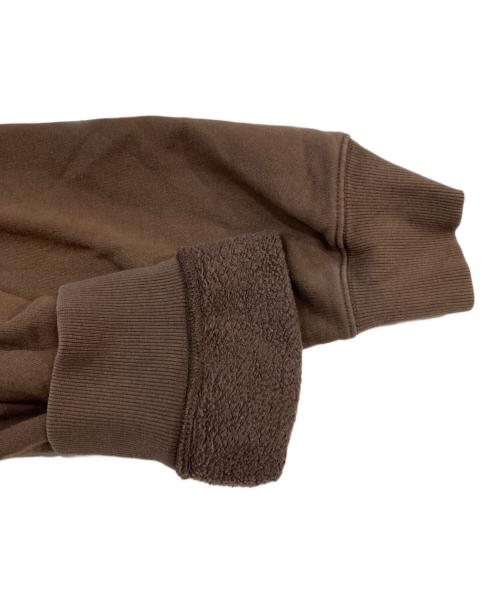 birdog（バードッグ）birdog (バードッグ) Rubber patch sweat/ラバー パッチ スウェット ブラウン サイズ:SIZE Lの古着・服飾アイテム