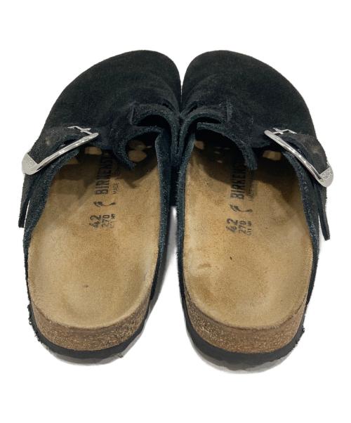 BIRKENSTOCK（ビルケンシュトック）BIRKENSTOCK (ビルケンシュトック) スウェードサンダル ブラック サイズ:27㎝の古着・服飾アイテム