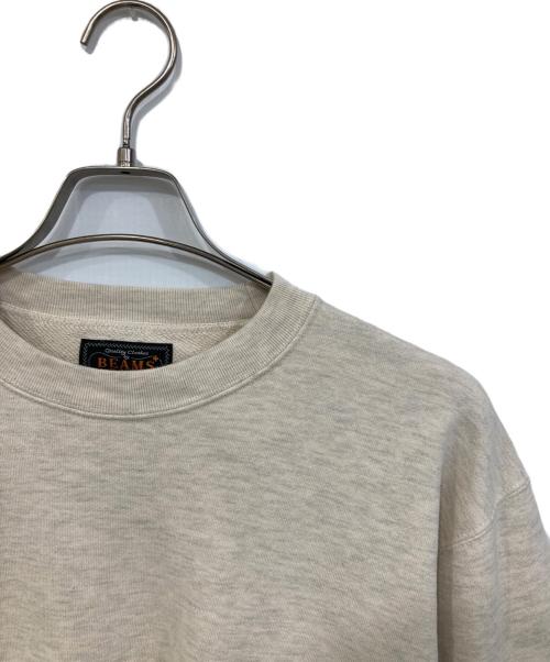 BEAMS PLUS（ビームスプラス）BEAMS PLUS (ビームスプラス) Sweat Crew ベージュ サイズ:SIZE Mの古着・服飾アイテム