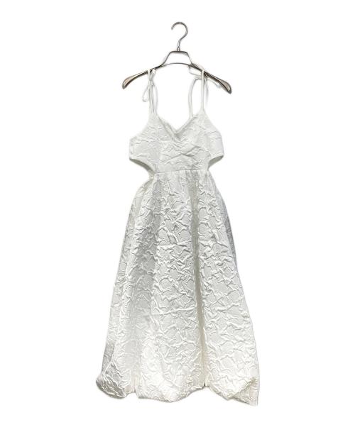 POPPY（ポピー）POPPY (ポピー) バルーンキャミワンピース ホワイト サイズ:SIZE M 未使用品の古着・服飾アイテム