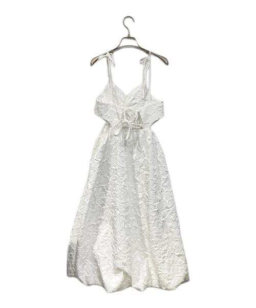 POPPY（ポピー）POPPY (ポピー) バルーンキャミワンピース ホワイト サイズ:SIZE M 未使用品の古着・服飾アイテム