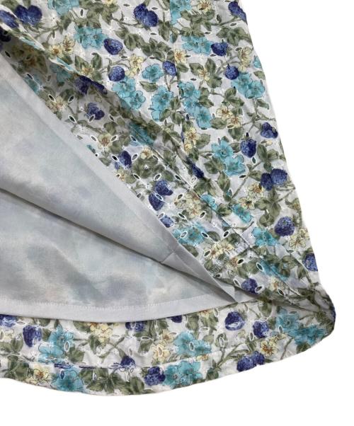 INGEBORG（インゲボルグ）INGEBORG (インゲボルグ) ワイルドベリースカート ブルー サイズ:SIZE 3の古着・服飾アイテム