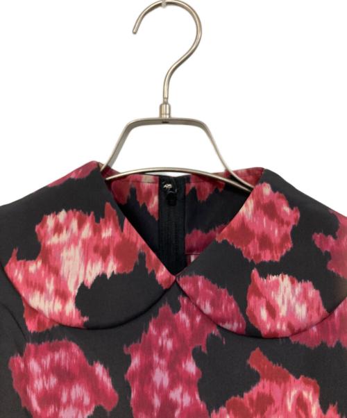 COMME des GARCONS（コムデギャルソン）COMME des GARCONS (コムデギャルソン) シルク総柄フラワーワンピース ブラック サイズ:SIZE XSの古着・服飾アイテム