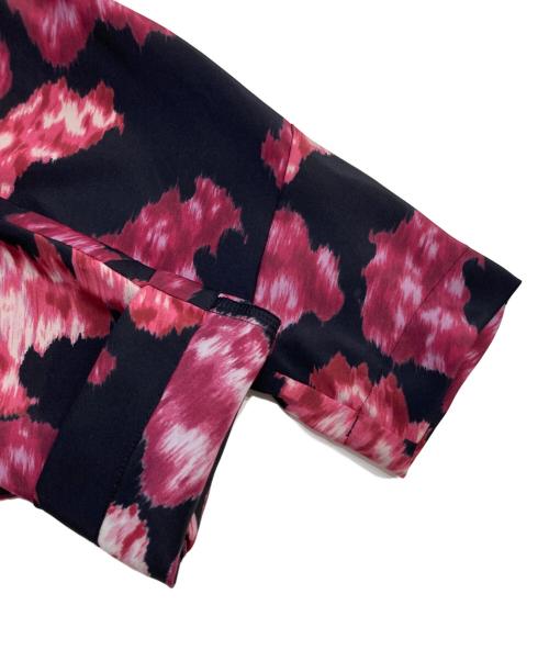 COMME des GARCONS（コムデギャルソン）COMME des GARCONS (コムデギャルソン) シルク総柄フラワーワンピース ブラック サイズ:SIZE XSの古着・服飾アイテム