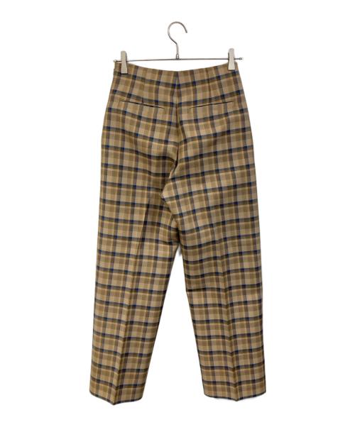 UNITED ARROWS（ユナイテッドアローズ）UNITED ARROWS (ユナイテッドアローズ) ハイウエストワイドパンツ ベージュ サイズ:SIZE 38の古着・服飾アイテム