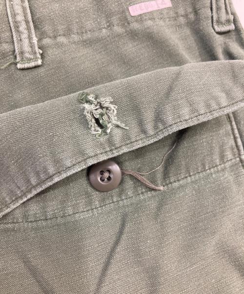 US ARMY（ユーエスアーミー）US ARMY (ユーエスアーミー) 70’s OG-107 ベイカーパンツ カーキ サイズ:SIZE 40の古着・服飾アイテム