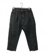 POST O'ALLSポストオーバーオールズ）の古着「E-Z Lax 3 cotton covert charcoal/イージーラックス スリー コットン コバート チャコール」｜グレー