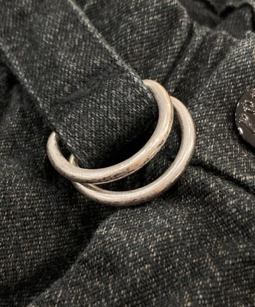 POST O'ALLS（ポストオーバーオールズ）POST O'ALLS (ポストオーバーオールズ) E-Z Lax 3 cotton covert charcoal/イージーラックス スリー コットン コバート チャコール グレー サイズ:SIZE XLの古着・服飾アイテム