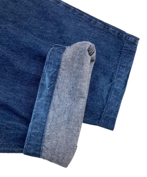 POST O'ALLS（ポストオーバーオールズ）POST O'ALLS (ポストオーバーオールズ) E-Z Lax 10oz denim indigo/イージー ラックス 10オンス デニム インディゴ インディゴ サイズ:SIZE XLの古着・服飾アイテム