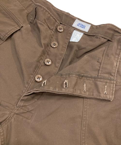 FATIGUE SLACKS（ファティーグスラックス）FATIGUE SLACKS (ファティーグスラックス) T-54 SLACKS ブラウン サイズ:SIZE Lの古着・服飾アイテム