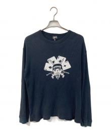 stussy（ステューシー）の古着「サーマルカットソー」｜ブラック
