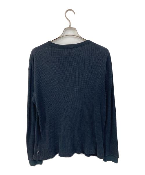 stussy（ステューシー）stussy (ステューシー) サーマルカットソー ブラック サイズ:SIZE Mの古着・服飾アイテム