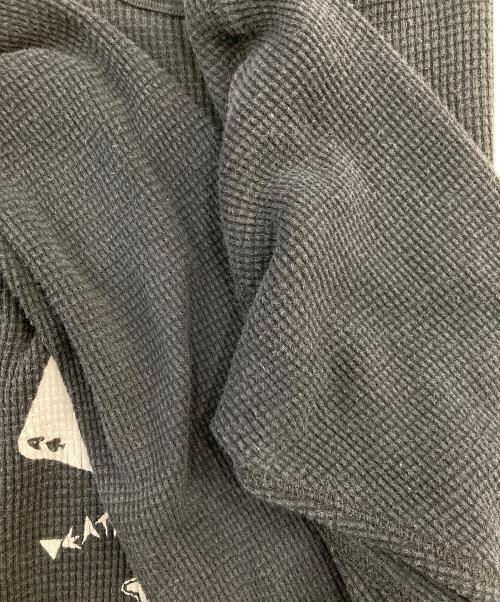 stussy（ステューシー）stussy (ステューシー) サーマルカットソー ブラック サイズ:SIZE Mの古着・服飾アイテム