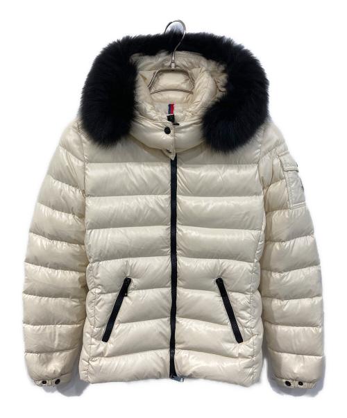 MONCLER（モンクレール）MONCLER (モンクレール) BADYFURダウンジャケット ホワイト サイズ:00の古着・服飾アイテム